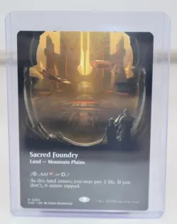 Sacred Foundry (Non-foil) [Borderless] Edge of Eternities 0282 Rare MTG - Image 1
