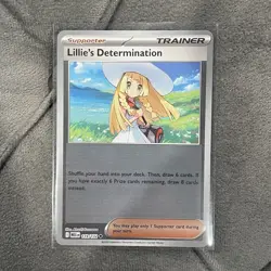 Pokemon TCG Lillie’s Determination Trainer [Reverse Holo] Mega Evolution - Image 1