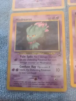 5 Pokemon TCG/CCG Black Star Promo Misdreavus #39. Vintage Unique Rare. - Image 2