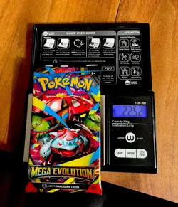 HEAVY Pokemon TCG Mega Evolution - Factory Sealed Booster Pack (22.52g!) - Image 1