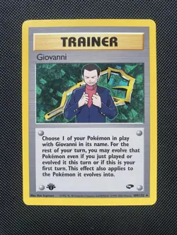 GIOVANNI - 1st Edition Gym Challenge - 104/132 - Rare - Pokemon - NM - Image 1