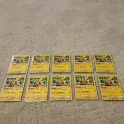 Lot of (10) Pokemon TCG Pikachu Sword & Shield - Lost Origin 052/196 MINT Rare - Image 1