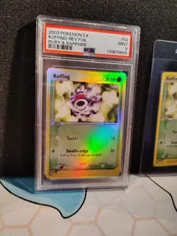 Koffing 54/109 Reverse Holo PSA 9 2003 Ruby and Sapphire Pokemon TCG - Image 1
