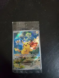 Pokemon Pikachu SVP 027 Scarlet & Violet Paldea Evolved ETB Promo SEALED - Image 1