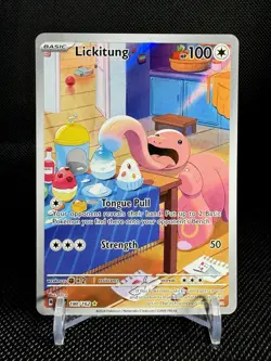 POKEMON LICKITUNG 180/162 TEMPORAL FORCES ILLUSTRATION RARE - NM - Image 1