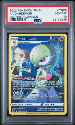 Pokemon Astral Radiance Gardevoir TG05/TG30 Trainer Gallery Holo Foil PSA 10 - Image 1