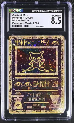 CGC 8.5 Ancient Mew 2000 Movie Promo Reverse Holo Pokemon Card - Image 1