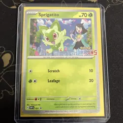 Sprigatito 191 Sv: Scarlet & Violet Promo Cards Holo - Image 1