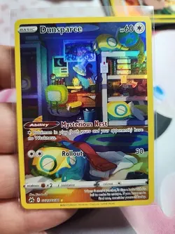 Crown Zenith Dunsparce Galarian Gallery Ultra Rare Full Art Holo Card #GG23/GG70 - Image 1