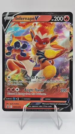 Infernape V - SWSH252 - SWSH: Sword & Shield Promo Cards (SWSD) - Image 1