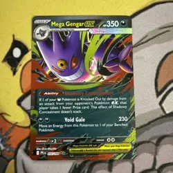 Pokemon Mega Gengar EX 056/094 card Battle Deck Set Phantasmal Flames - Image 1