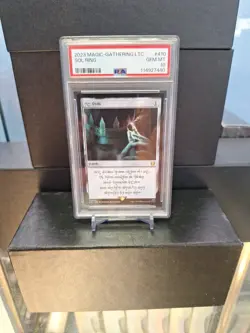 MTG Lord Of The Rings #410 Human Sol Ring Graded PSA 10 Gem Mint! - Image 1