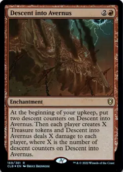 Descent into Avernus (Foil) - Battle For Baldur's Gate - Magic MTG NM - Image 1