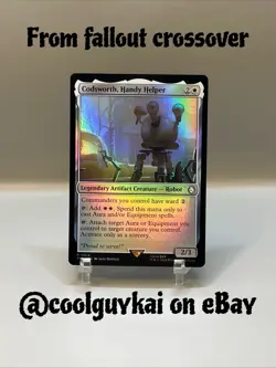 Magic The Gathering Codsworth, Handy Helper Universes Beyond: Fallout Foil - Image 1