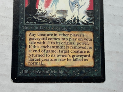 ***Beta Animate Dead*** MTG Beta Magic The Gathering MP - Image 3