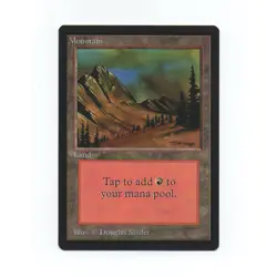 Magic: The Gathering Beta Series - Basic Land Mountain (299) - Image 1