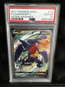 PSA 10 GARCHOMP V #178 (FULL ART) - 2022 POKEMON SWSH ASTRAL RADIANCE - Image 1