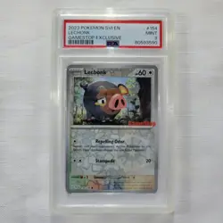 Pokemon TCG Lechonk 154/198 + 156/198 Scarlet & Violet Stamp Promos PSA 9 / MINT - Image 3