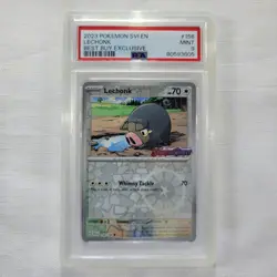 Pokemon TCG Lechonk 154/198 + 156/198 Scarlet & Violet Stamp Promos PSA 9 / MINT - Image 5