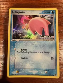 Slowpoke - 83/113 Reverse Holo EX Delta Species Set Pokemon Card LP+ / NM 🔥 - Image 1