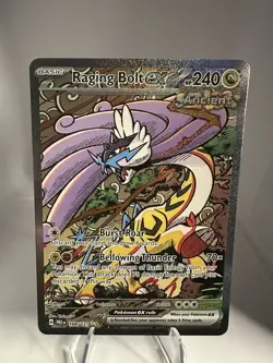 2025 Pokemon Raging Bolt EX 166/131 SIR Prismatic Evolutions 🔥📈 - Image 1
