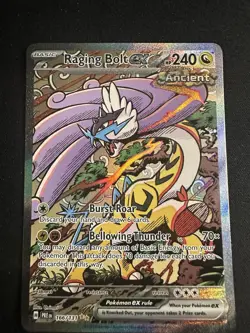 2025 Pokemon Raging Bolt EX 166/131 SIR Prismatic Evolutions 🔥📈 - Image 3