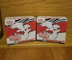 White Flare Pokemon TCG ETB Elite Trainer Box New Factory Sealed Lot Of 2 - Image 1