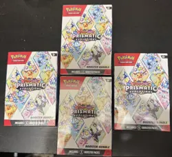 Pokemon Prismatic Evolutions Booster Bundle Factory Sealed New In Hand 4 PACK - Image 2