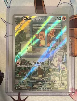 Pokemon 2023 Black Star Promo Charmander #044 Scarlet and Violet TCG NM/LP - Image 1