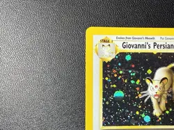 Pokemon TCG Giovanni's Persian 8/132 Gym Challenge Holo Rare Unlimited LP+ Swirl - Image 4