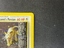 Pokemon TCG Giovanni's Persian 8/132 Gym Challenge Holo Rare Unlimited LP+ Swirl - Image 5
