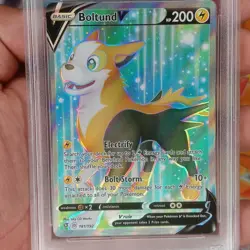 Gem Mint PSA 10 2020 Pokemon Sword And Shield Boltund V Full Art 181/192 - Image 3