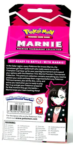 Brand New Pokemon Marnie Premium Tournament Collection Box Factory Sealed 820650808760 - Image 3