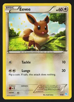 Eevee 4/30 XY Trainer Kit Deck 2016 - Pokemon TCG - Image 1
