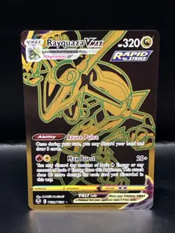 Pokemon TCG Rayquaza VMAX TG29/TG30 Silver Tempest Holo Gold Secret Rare - Image 2