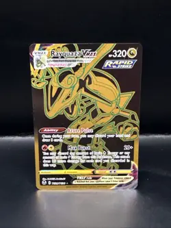 Pokemon TCG Rayquaza VMAX TG29/TG30 Silver Tempest Holo Gold Secret Rare - Image 3