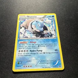 Blastoise #16/101-Holo Rare-Pokemon Black & White Plasma Blast 2013 - Image 2