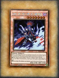 Yugioh Gorz the Emissary of Darkness PGL2-EN081 Gold Rare 1st Ed NM - Image 1