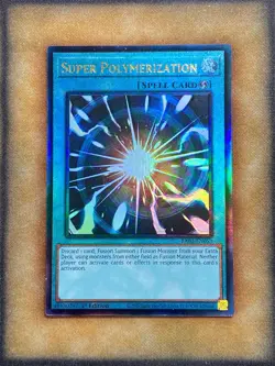 Yugioh Super Polymerization RA03-EN053 Prismatic Ultimate Rare 1st Ed NM - Image 1