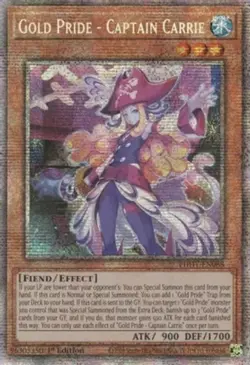 Yugioh! Gold Pride - Captain Carrie - PHHY-EN088 - Starlight Rare - 1st Edition - Image 1