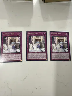 YuGiOh! 3x LAUNDRY TRAP MP22-EN231 RARE NM Yu-gi-oh! x3 FAST SHIP TCG - Image 1