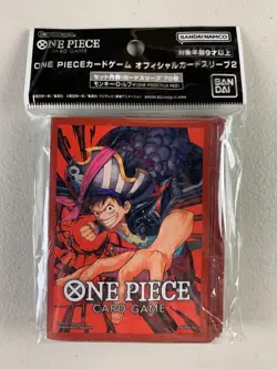 One Piece Card Game Monkey D. Luffy Card Sleeves 70pcs - Image 1