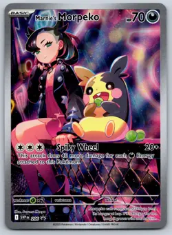 Marnie’s Morpeko Holo Rare SV: Scarlet & Violet Promo Cards 206 NM - Image 1