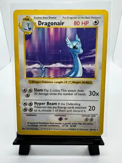 MP - Pokemon Card - Base Set 18/102 - DRAGONAIR (rare) **Shadowless** - Image 1