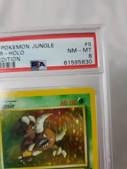 Pokemon 1999 PSA 8 Pinsir 1st First Edition Holo Jungle 9/64 Card - Image 3
