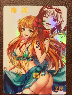 Nami Signature Waifu ZR Card Anime Manga Goddess Story Doujin CCG NM One Piece - Image 1