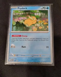 Psyduck Cosmos Holo MEP 007 Mega Evolution Black Star Promo Pokemon Card - Image 1