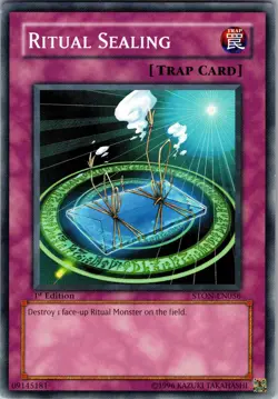 Yu-Gi-Oh TCG Ritual Sealing STON-EN056 1st Edition Regular Common Card LP-NM - Image 1