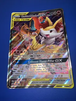 2019 Pokemon Tag Team Charizard And Braixen Promo Card Big Card - Image 1