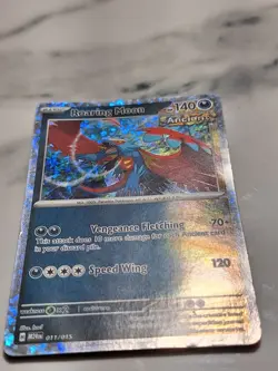 pokemon cards roaring moon ancient 011/015 holo pokemon card - Image 3